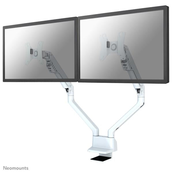 Neomounts Neomounts FPMA-D750DWWHITE2flat Screen Desk Mount, Clamp Bommet, Dual-Mount, 10 32 pouces