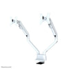 Neomounts Neomounts FPMA-D750DWWHITE2flat Screen Desk Mount, Clamp Bommet, Dual-Mount, 10 32 pouces