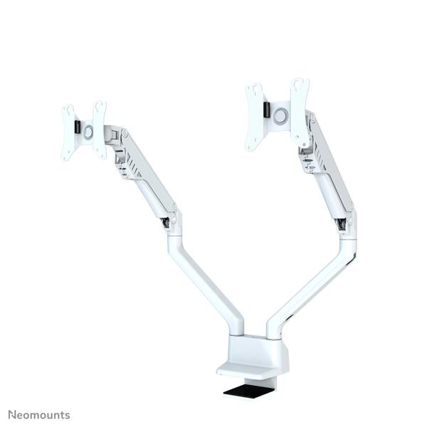 Neomounts Neomounts FPMA-D750DWWHITE2flat Screen Desk Mount, Clamp Bommet, Dual-Mount, 10 32 pouces