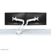 Neomounts Neomounts FPMA-D750DWWHITE2flat Screen Desk Mount, Clamp Bommet, Dual-Mount, 10 32 pouces