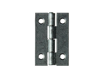 Mack 1013246 - 4 charnières étroites galvanisées h 40 x l 25 mm | 5 pièces
