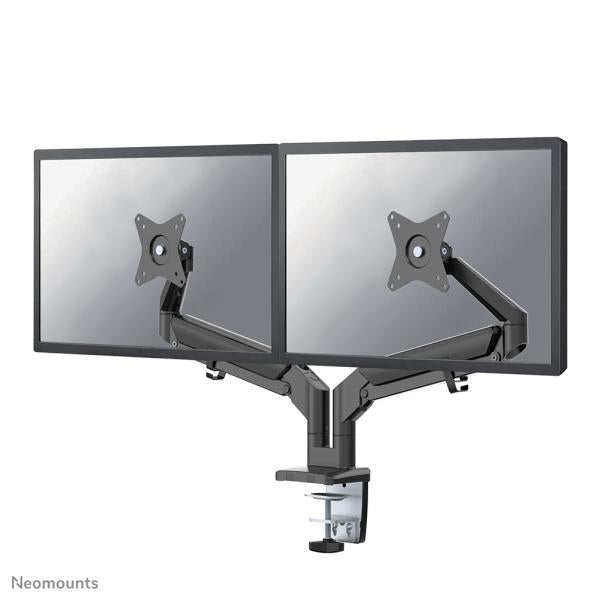 Neomounts Neomounts DS70-810BL2 Bureau Mount Ultra Flat, Clamp Bommet, double mont, 17 32 pouces
