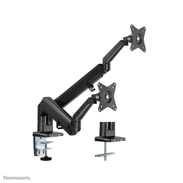 Neomounts Neomounts DS70-810BL2 Bureau Mount Ultra Flat, Clamp Bommet, double mont, 17 32 pouces