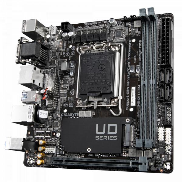 Gigabyte Gigabyte H610i DDR4 H610I DDR4, Mini-Itx, Intel, LGA 1700, DDR4 DIMM, 64 GB, M.2, TPM, GBLAN