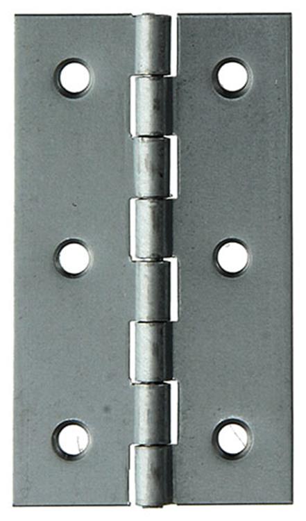 Mack 1013506 - 4 charnières étroites galvanisées h 80 x l 45 mm | 5 pièces