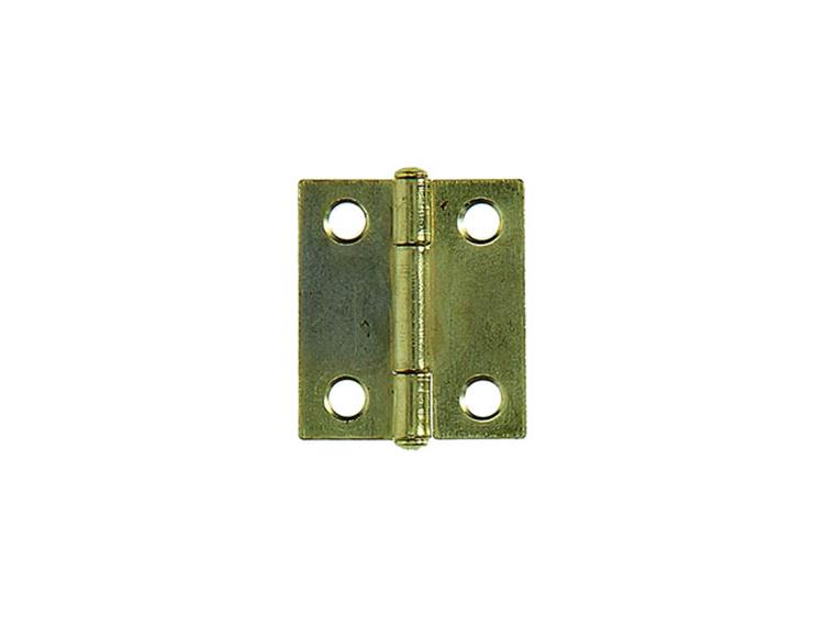 Mack 1013502 - 2 charnières étroites laiton h 25 x l 18 mm | 5 pièces