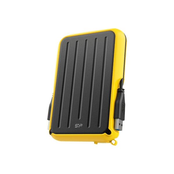 Silicon Power Silicon SP010TBPHD66SS3Y Armure A66 HDD portable, 1 TB, USB3.2 Gen 1, jaune, certificat