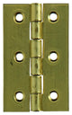 Mack 1013504 - 2 charnières étroites laiton h 60 x l 46 mm | 5 pièces