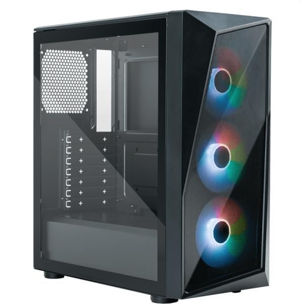 Cooler Master Cooler CP520-KGNN-S00 CMP 520 avec des ventilateurs de 3ARGB, ATX, MIDI-TOWER, Fenêtre, 3x 120 mm RVB
