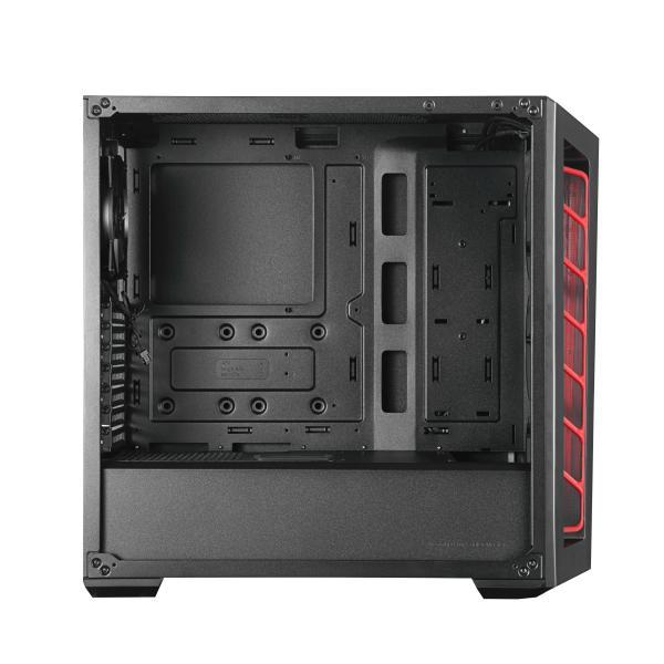 Cooler Master Coler MB520-KGNN-S01 Masterbox 520 Black, ATX, MIDI-TOWER, Fenêtre transparente de bord à bord
