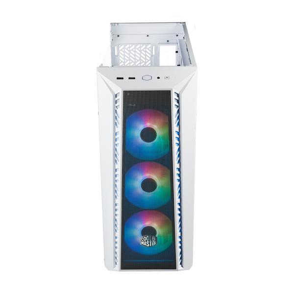 Cooler Master Cooler MB520-WGNN-S01 Masterbox 520 White, ATX, MIDI-TOWER, Fenêtre transparente de bord à bord