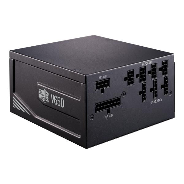 Refroidisseur maître refroidisseur MPY-650V AFBAG-UU V650 Gold V2, ATX, 650W, modulaire, APFC, 135 mm, 32 dB (silencieux), noir