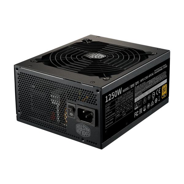 Cooler Master Cooler MPE-C501-AFCAG-EU MWE GOLD GOLD, ATX, 1250W, RTX PRÊT, MODULAL, 140 mm, noir