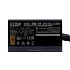 Refroidisseur Master Coler MPE-6501-AABW-BEU MWE 650 BRONZE V2, ATX, 650 W, DC-TO-DC + LLC, 88%, 120 mm, noir