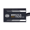 Refroidisseur Master Coler MPE-6501-AABW-BEU MWE 650 BRONZE V2, ATX, 650 W, DC-TO-DC + LLC, 88%, 120 mm, noir