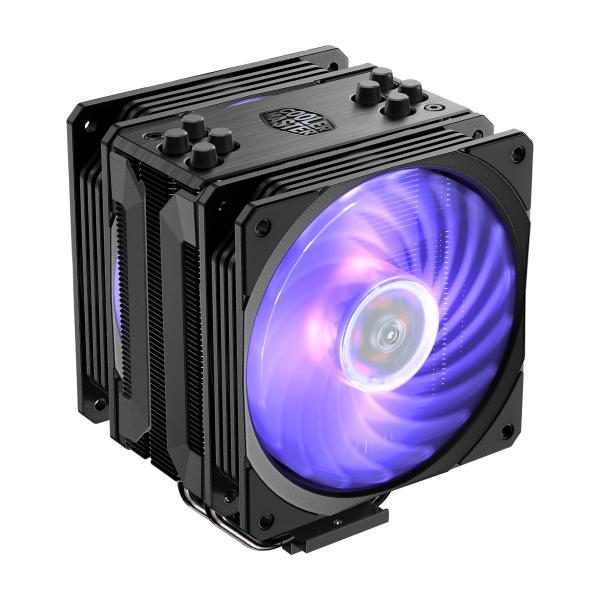 Refroidisseur maître refroidisseur RR-2112S-20PC-R2 Hyper 212RGB Black Edition W LGA1700, 120 mm, 650-2000 tr / min, 4-HEATPIPE