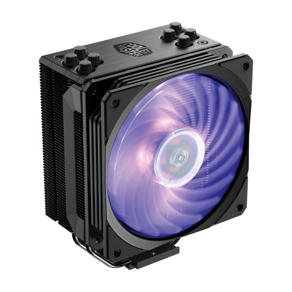 Refroidisseur maître refroidisseur RR-2112S-20PC-R2 Hyper 212RGB Black Edition W LGA1700, 120 mm, 650-2000 tr / min, 4-HEATPIPE