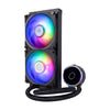 Refroidisseur Master Cooler Mly-D24M-A23PZ-R1 PL240 FLUX, radiateur 240 mm, 120 mm x2, 0-2300 tr / min ± 10%, LED RGB