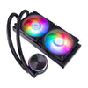 Refroidisseur Master Cooler Mly-D24M-A23PZ-R1 PL240 FLUX, radiateur 240 mm, 120 mm x2, 0-2300 tr / min ± 10%, LED RGB