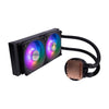 Refroidisseur Master Cooler Mly-D24M-A23PZ-R1 PL240 FLUX, radiateur 240 mm, 120 mm x2, 0-2300 tr / min ± 10%, LED RGB