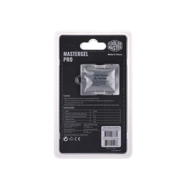 Refroidisseur Master Coler Mgy-Zosg-N15M-R2 Mastergel V2, 1,5 ml, 8 W M-K, gris
