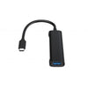 Concepttronic Hubbies12b Hubbies 4-port USB 3.0 Hub, 2 ports USB-C 2 USB-A, cas en aluminium, USB-C