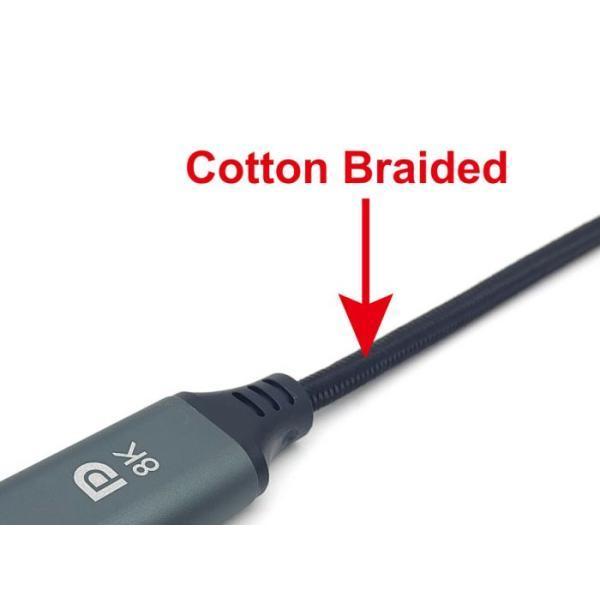 Équipez l'équipement 133426 USB-C à DisplayPort Cable, M M, 1,0m, 4K 60Hz, coquille