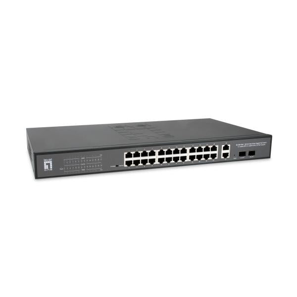 Niveleone niveone GEP-2841 28-Port Web Managed Switch, L2, Gigabit Ethernet, sur Ethernet (POE)