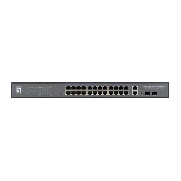 Niveleone niveone GEP-2841 28-Port Web Managed Switch, L2, Gigabit Ethernet, sur Ethernet (POE)