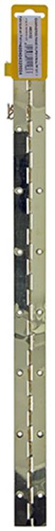 1013330 - 1 charnière piano laiton plaqué l 48 cm x 32 mm | 10 pièces