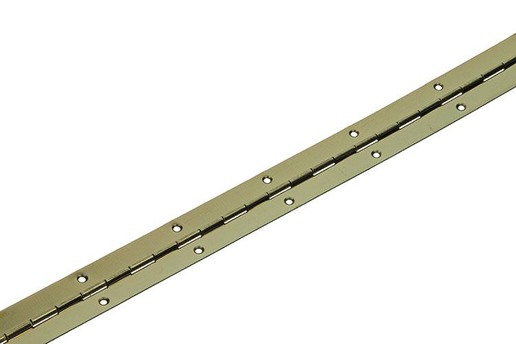 1013335 - 1 charnière piano laiton plaqué l 174 cm x 32 mm | 10 pièces