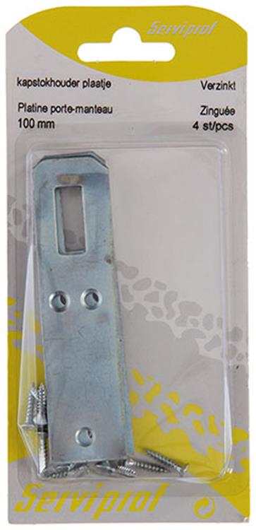 Mack 1013286 - 4 œillets de crémaillère galvanisés 100 mm | 5 pièces