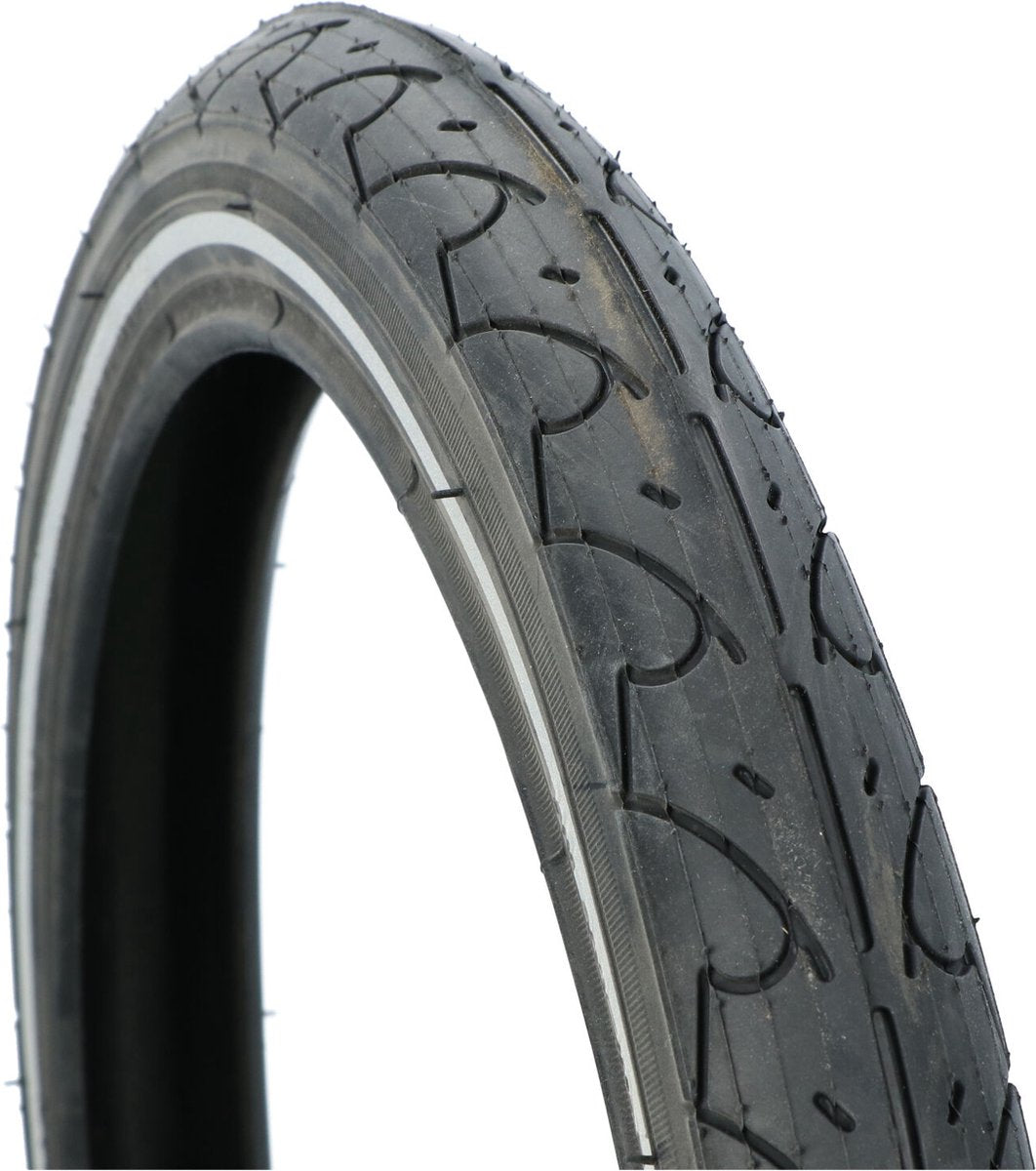 Pneu extérieur Dresco steet - taille de pneu 16 x 1,75 - taille etrto 47-305 - adhérence optimale dans toutes les conditions météorologiques - faible résistance au roulement - haute résistance à la crevaison - noir