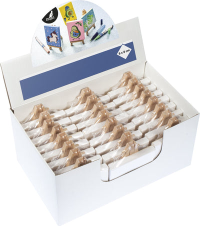 Mini âne Kangaro - avec tissu 6x8cm - présentoir 24 pièces - k-830020