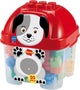 Abrick Building Blocks Dog dans Box Box, 50dlg.