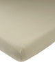 Meyco drap-housse baby uni lit junior - taupe - 70x140 150cm