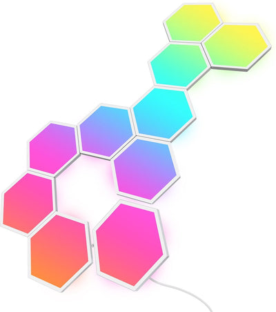 Panneaux muraux hexagonaux Govee rgbic - 10 panneaux lumineux intelligents