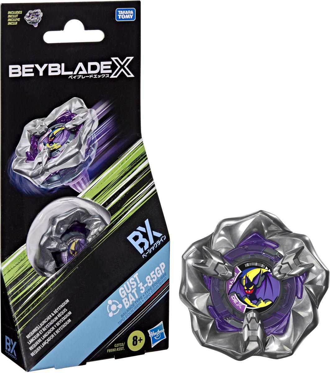 Beyblade x rafale bat 3-85gp bx boosterpack