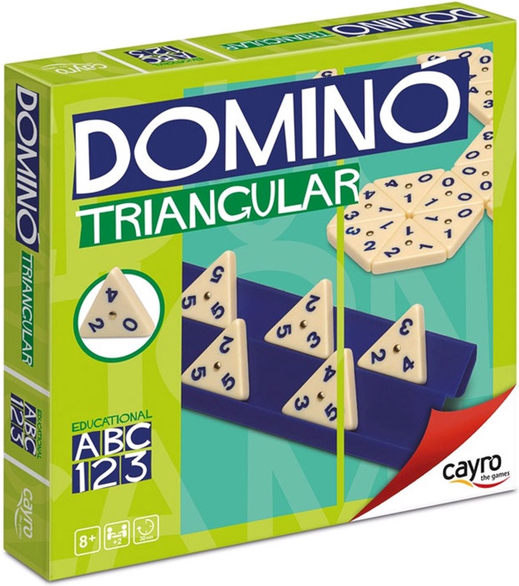 Geronimo games cayro - domino triangulaire - jeu de domino - 2-4 joueurs - à partir de 8 ans