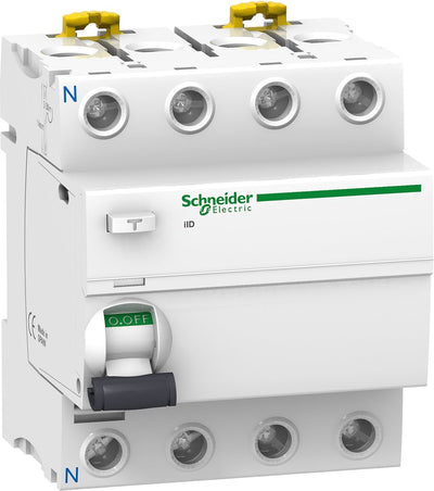 Disjoncteur de fuite à la terre électrique Schneider Schneider 4p-63a-300ma
