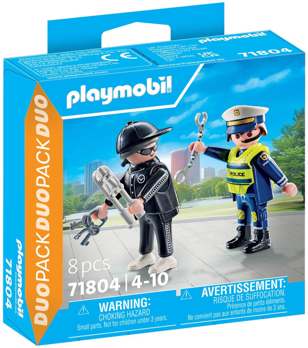 Playmobil 71804 Officier de police et cambrioleur