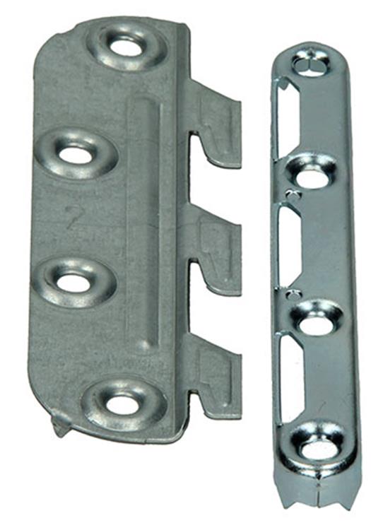 Mack 1013463 - lot de 4 crochets pour berceau vierges 135 mm | 5 pièces