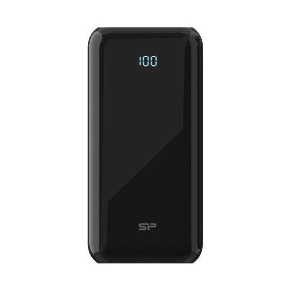 Silicon Power Silicon SP20KMAPBKQS280K QS28 Powerbank, 20000 MAH, Lithium Polymer, 2x USB Type-A, noir