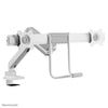Neomounts Neomounts DS75-450Wh2 Support d'écran complet d'écran, 2 écrans, grommet de serrage topfix