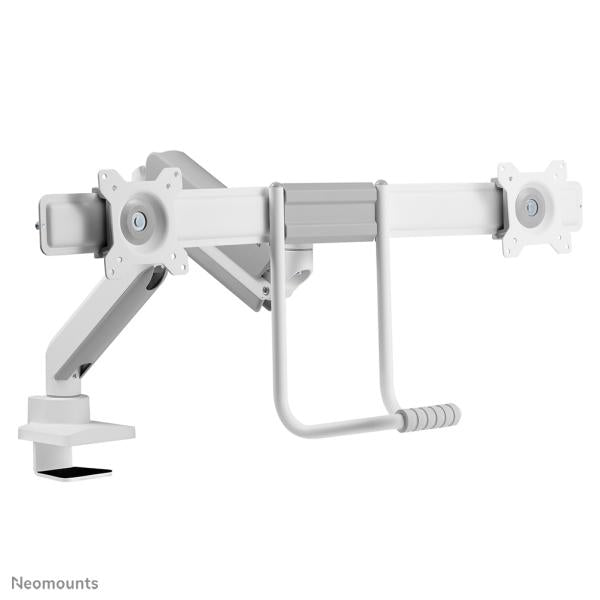 Neomounts Neomounts DS75-450Wh2 Support d'écran complet d'écran, 2 écrans, grommet de serrage topfix