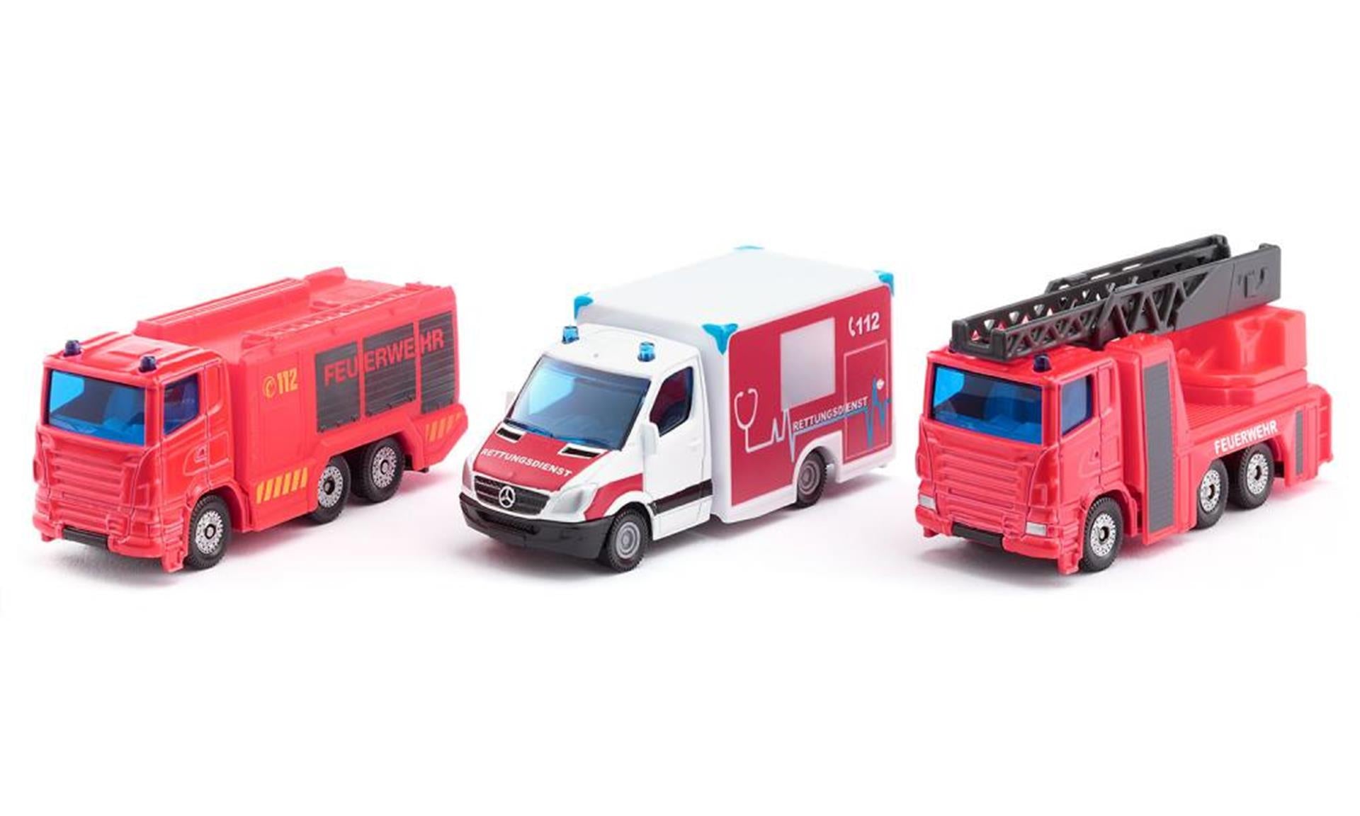 Siku 6326 ensemble de jeu des services d'urgence 3 pièces