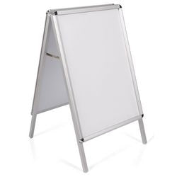 Panneau de trottoir bi-office blanc 594 x 841 mm (l x h)