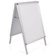 Panneau de trottoir bi-office blanc 594 x 841 mm (l x h)