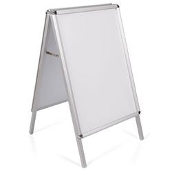 Panneau de trottoir bi-office blanc 700 x 1000 mm (l x h)