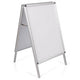 Panneau de trottoir bi-office blanc 700 x 1000 mm (l x h)